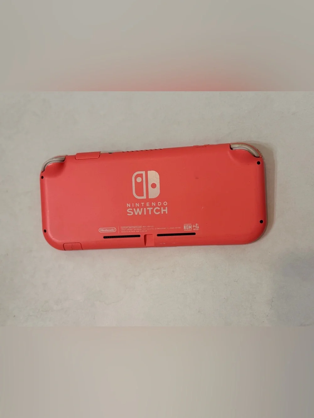 Nintendo Switch Lite Coral Handheld System 32GB Wi-Fi 720p USB-C Region Free